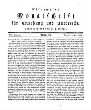 Einiges über jüdisches Rabbiner- und Schulwesen und deren innige Verbindung