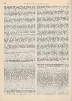 280-281 [Rezension] Jahrbuch für Brandenburgische Kirchengeschichte ; 29. Jahrg, 1934