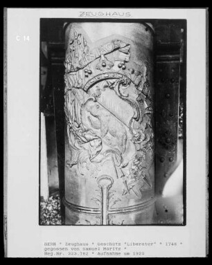 Geschütz Liberator mit dem Berner Wappen