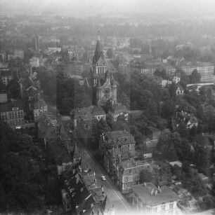 Moritzkirche in der Nordvorstadt von Zwickau : Blickrichtung Osten