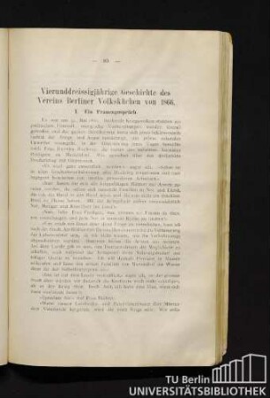 [III. Teil.] Vierunddreissigjährige Geschichte des Vereins Berliner Volksküchen von 1866.