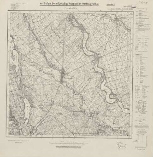 2665 (alte Nr.: 1252) Freudenfier, Meßtischblatt (4cm - Karte)