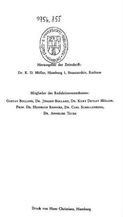Herausgeber der Zeitschrift, Mitglieder des Redaktionsausschusses