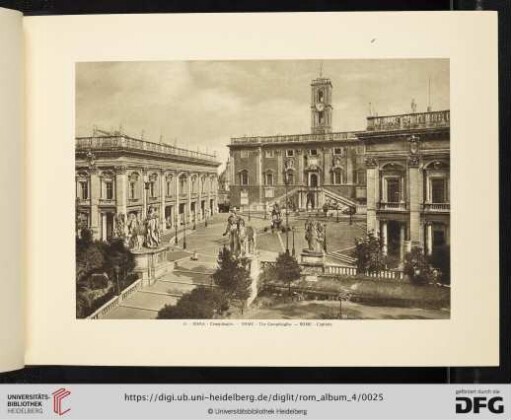 11. ROMA . Campidoglio / ROME The Campidoglio / ROME. Capitole