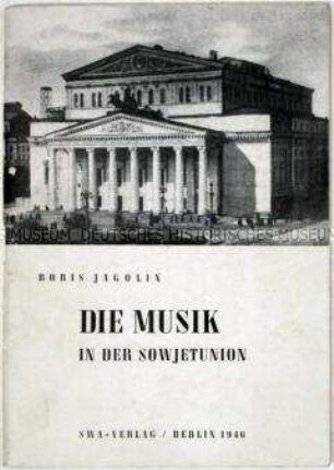 Informationsschrift über Musiker und Musikinstitutionen der Sowjetunion
