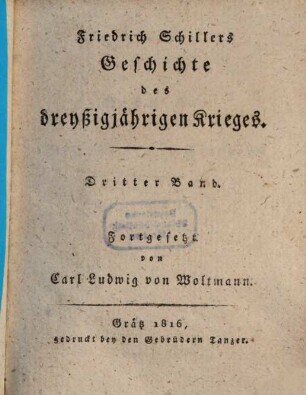 Geschichte des dreyßigjährigen Krieges, 3