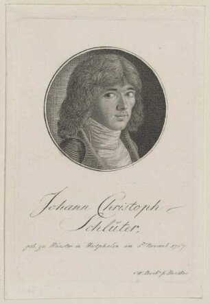 Bildnis des Johann Christoph Schlüter