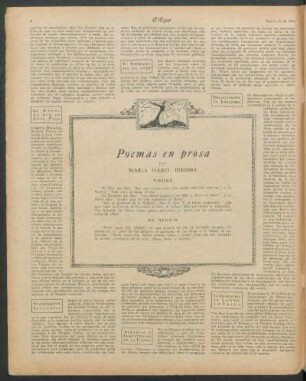 Poemas en prosa : Voces [y] El signo
