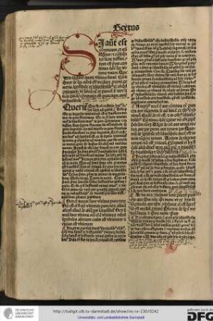 Si autem est continuum et quod tangitur et consequenter sicut diffinitum est prius continua quidem quorum ultima unum...