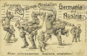 Reinigungs-Anstalten - Germania Austria - Allen Interessenten bestens empfohlen