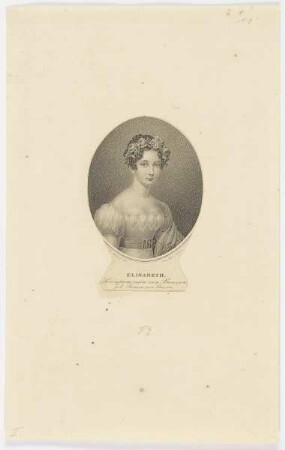 Bildnis der Elisabeth, Kronprinzessin von Preussen