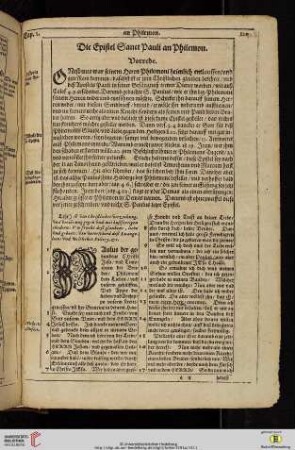 Die Epistel Sanct Pauli an Philemon