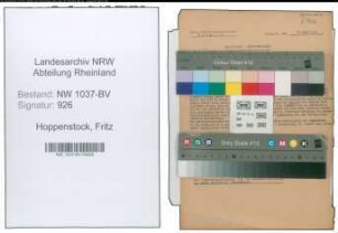 Entnazifizierung Fritz Hoppenstock , geb. 05.08.1889 (Gemuesehaendler)