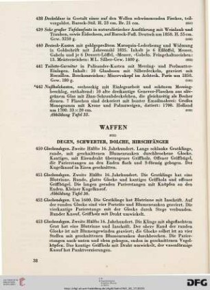Waffen (Nr. 450-617)