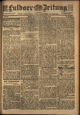 Ausgabe vom Freitag, den 26. September 1902.