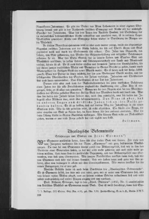 Theologische Bekenntnisse