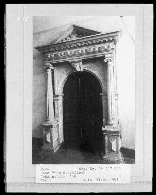 Haus zum Stockfisch, Portal