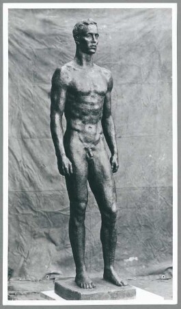 Junger Kämpfer, 1938/46, Bronze