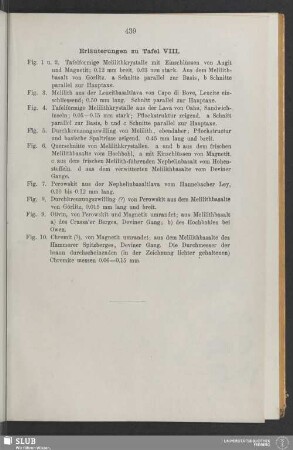 Erläuterungen zu Tafel VIII