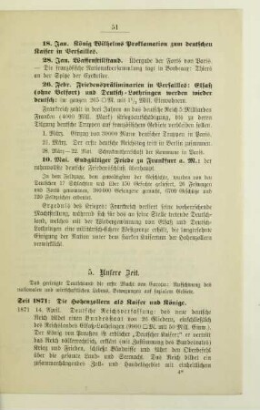 5. Unsere Zeit