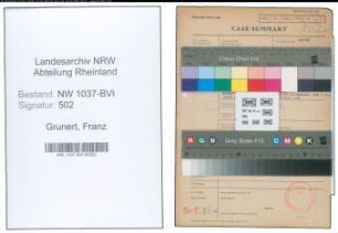 Entnazifizierung Franz Grunert , geb. 00.00.0000 (Arbeiter)
