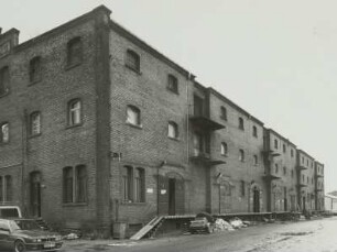 Dresden-Friedrichstadt, Magdeburger Straße 58. Elbhafen (angelegt 1891-1896). Halle Südkai (1905)