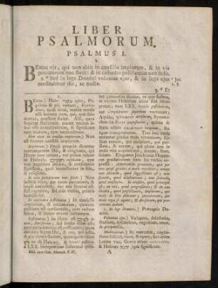 1-366, Libri Psalmorum