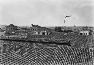 Blick über die Dächer : Sicht vom Hotel Novo auf die Dächer der Stadt Campinas.