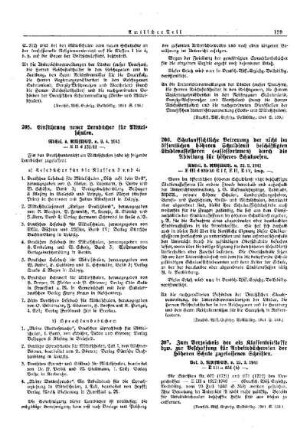 Einführung neuer Lernbücher für Mittelschulen : [Erziehung] ; [Für das Reich] ; [Amtliche Erlasse] ; [Amtlicher Teil]