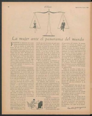 La mujer ante el panorama del mundo