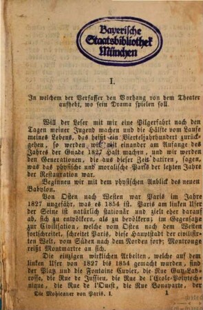 Die Mohikaner von Paris : Von Alexandre Dumas. Aus dem Französischen von August Zoller, 1-4