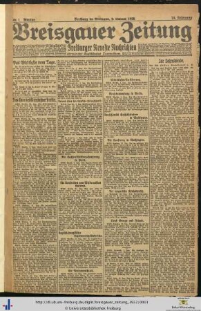 Nr. 1-30 (Januar 1922)