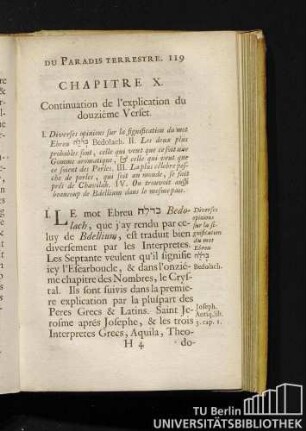 Chapitre X. Continuation de l'explication du douziéme Verset.