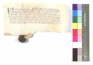 Albrecht von Stettenberg: Schadloshaltung; Siegel: Albrecht von Stettenberg.