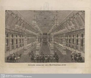 Innere Ansicht des Reithauses 1709