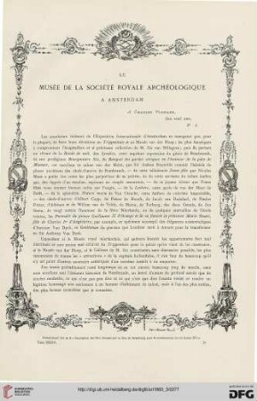 9: Le Musée de la Société royale archéologique à Amsterdam