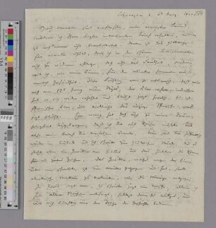 Brief an Charles de Villers