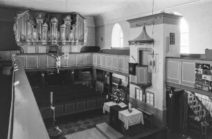 Evangelische Kirche (Kirche, evangelisch, Bruchsteinmauerwerk); Gemünden, Hofstraße 10
