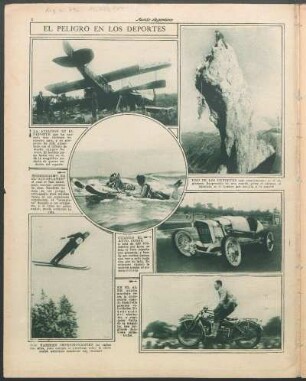 El peligro en los deportes [Fotografías]