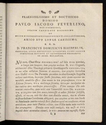 Praenobilissimo et doctissimo [...] - Errata.
