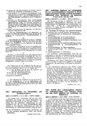 Arbeitseinsatz von Fachschülern und Berufsfachschülern : [Erziehung] ; [Für das Reich] ; [Amtliche Erlasse] ; [Amtlicher Teil]