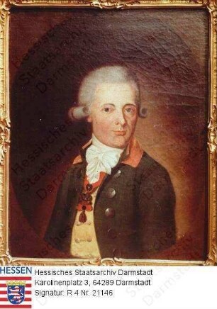 Emanuel Landgraf v. Hessen-Rheinfels-Rotenburg (1746-1812) / Porträt, Brustbild