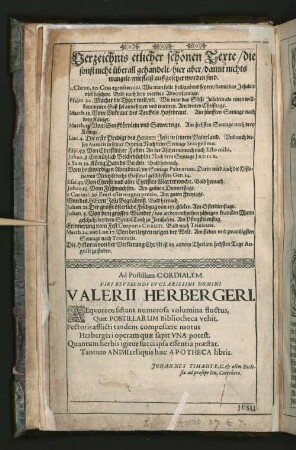 [Widmung eines Beiträgers an den Autor]