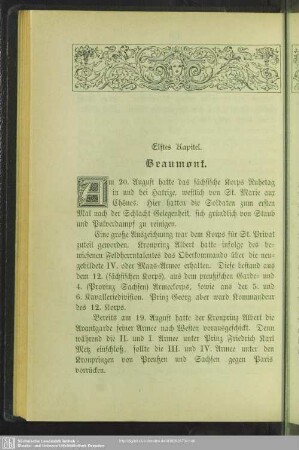Elftes Kapitel. Beaumont