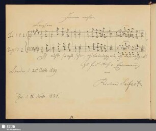 Seifert, Richard; 1889 [Noten- und Texteintrag]