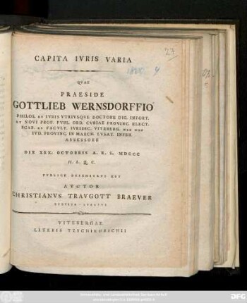 Capita Ivris Varia