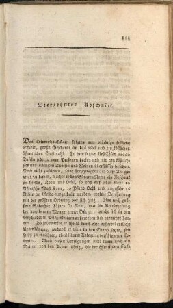 Vierzehnter Abschnitt
