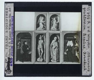 Weyden, Das jüngste Gericht (Polyptychon) : Gesamtansicht der Alltagsseite