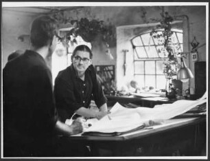 Fritz Kühn : Portrait des Bildhauers Fritz Kühn