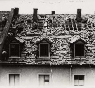 Zerstörungen Zweiter Weltkrieg - Stadtgebiet. Zigarrengeschäft Hartenegg Hinterhaus, Winterstraße 42